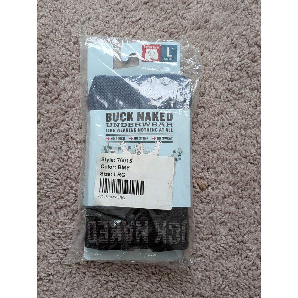 Duluth Buck Naked Boxer Brief Underwear 76015 BMY Mens Large NWT